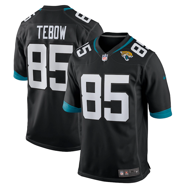 Men's Jacksonville Jaguars #85 Tim Tebow 2021 Black NFL Vapor Untouchable Limited Stitched Jersey Men's Jacksonville Jaguars #85 Tim Tebow 2021 Black NFL Vapor Untouchable Limited Stitched Jersey